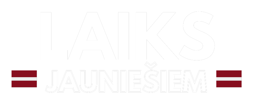 Logotips uz tumša fona